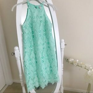 Mint Lace Summer Dress
